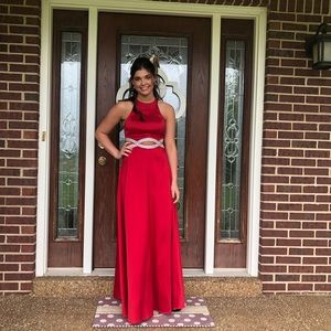 Red prom dress